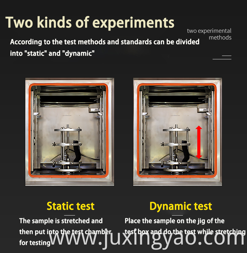 Ozone aging test chamber